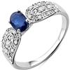 MIORE United One - SA9020RO, Anello in oo bianco (9 carati) con diamond/sapphire 0.58 carati, bianco, 14 5/8