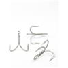 Seaspin Tres T3X - Ancorette da Spinning e Traina 3X in Acciaio Giapponese Stagnato - Alta Penetrazione e Resistenza alla Corrosione Marina - Taglie #6#4#2 (size 4)