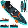iTAOSTAR L01CP Tavola da Paddle Surf Gonfiabile Extra Larghezza, 12'×35 - Kit da Tavola Sup Premium con 5 Pinne - Tavola da Paddle Surf ultra stabile per adulti e giovani