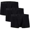 Amazon Essentials Boxer in Microfibra, Biancheria Intima Uomo, Pacco da 3, Carbone Grigio/Grigio Chiaro/Nero, L