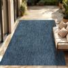 Paco Home Tappeto per interni ed esterni a trama piatta monocromatico moderno resistente alle intemperie per terrazza cucina dimensioni 240x340 cm