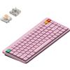 NuPhy Node 75 Tastiera meccanica wireless Low-Profile QWERTY US / Rosa chiaro / Blush nano