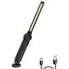 AuRiver lampada da lavoro led ricaricabile magnetica portatile professionale per officina, luce di lavoro led ricaricabile con base, lampade ispezione per l'escursione di campeggio all'aperto (Nero-Z)
