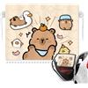 BSITSSS Capybara Tendine Parasole Auto Bambini, Parasole Auto Finestrini Universale, Oscuranti Finestrini Auto Stampa Animalier, Tendina ParasoleAuto Anti-UV, ParasoleFinestrini Auto Suction Cups
