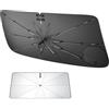 LUWU [Aggiornato] Ombrello Parasole Auto Compatibile con Citroen C4 E-C4 2022-2025 2026 Parabrezza Parasole Auto ad Ombrello Pieghevole per Parabrezza Anteriore Interno Accessori