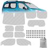 LMYSUFI Parasole per Parabrezza Compatibile con Citroen Berlingo Peugeot Partner Rifter ProAce City XLWB 2018-2025, 10 pezzi Parasole per Finestra Termica Interno Protezione Solare UV