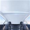 Ywooon Tettuccio Parasole per Tesla Model 3 2021-2024 2025 Highland, Parasole per Tetto in Vetro Protezione dai Raggi UV Parasole Pieghevole per Tesla Model 3, Beige (Prodotto dalla Cina)