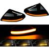 Kakulkomen 2 pezzi indicatori di direzione a LED dinamici che fluiscono indicatori di direzione laterali Compatibile con Dodge Per Ram 1500 2500 3500 2010-2013 (Giallo)