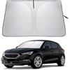 LANTU Parasole Parabrezza Per Seat Leon MK4 2020-2026 Ripiegabile Protezione Visiera Solare Con Tasca Portaoggetti Blocca Raggi UV Ombrello Da Sole