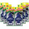 Arbre Magique Mono, Profumatore Auto, Fragranza Auto Nuova, Profumazione Classica ed Elegante, Durata fino a 7 Settimane, Made in Italy, Confezione da 6 Pezzi