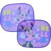 CARTOON Tendine parasole laterali per bambini Minnie Disney coppia di tendine per auto 44 x 35 cm protezione raggi UV