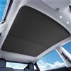 Ywooon per Tesla Model Y 2025 Juniper Parasole Tetto Tettuccio Apribile [Anti-UV e Anti-cedimento Superiore] Cristallo di Ghiaccio Termico Tettuccio in Vetro Parasole per Tesla Y Juniper, Nero