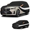 Holthly 10 Strati Telo Copriauto SUV per BMW X3 E83/F25/G01/G45/G48（2003-2026）,100% Copertura Auto Impermeabile,Telo Copri Auto per Esterno,Impermeabile,Protezione UV,Antivento,Antipolvere