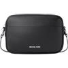 Michael KorsJet Set Large Pebbled Leather Camera Crossbody Bag Black