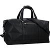 Gusti Leder Gusti Borsone da viaggio in pelle - bagaglio a mano 36 L Travel Bag Donna Uomo Unisex, Pelle bovina nera, Taglia unica,