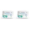 Fria Baby Sensation Salviette per Cambio Pannolino, con Burro di Karitè ad Azione Emolliente sulla Pelle, Dermatologicamente Testate, 2 Pratiche Confezioni da Borsa con 20+5 Salviette