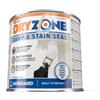 Dryzone Vernice antimacchia bianca e a prova di umidità (500 ml), blocca umidità, muffa e macchie in una sola mano su intonaco, mattoni, cemento, superfici interne in pietra.