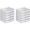 VIVAGARDEA 10 x Cappuccio per Palo a Piramide 91 x 91 mm - Acciaio Zincato a Caldo, resistente alle intemperie - per pali in legno 90 x 90 mm - con fori di fissaggio