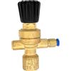 Oxyturbo, articolo 215000, riduttore di pressione per bottiglie di gas usa e getta (CO2, argon, miscela), connettore M10X1RH