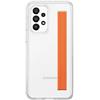 Samsung Slim Strap Cover custodia con fascia colorata per Galaxy A33 5G, Trasparente