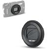 JJC - Copriobiettivo per fotocamera Olympus Tough TG-7, TG-6, TG-5, TG-4, TG-3, TG-2 and TG-1F, ricambio per Olympus LB-T01