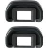 Panlouting 2 Pack | Ricambio Conchiglia Oculare Gomma per Mirino Fotocamera Canon EOS 90D 80D 70D 60D 50D 40D 20D 5D Mark II 5D 6D Mark II 6D