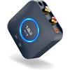 1Mii B06HD Ricevitore Audio Bluetooth 5.3, Adattatore Bluetooth per Sistema Stereo HiFi Domestico, con Audio Surround 3D a Bassa Latenza aptX HD, 15 Ore di Riproduzione, Jack AUX RCA da 3.5mm