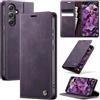 Cracedily Cover per Samsung Galaxy S23 FE Case, Libro Custodia Portafoglio Premium Pelle PU, Slot Scheda, RFID Shieldon, Chiusura Magnetico Aletta Antiurto Case Custodia per Galaxy S23FE, Viola