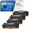 colorfly 219X Toner Compatibile con HP 219A 219X per Color Laserjet Pro MFP 3302FDW | 3302SDW 3302FDN 3302FDNG 3302FDWG 3302SDWG 3202DN 3202DW, Nero Ciano Magenta Giallo