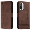 Bravoday Cover per Xiaomi Poco F3 / Mi 11i / Mi 11X / Mi11X PRO 5G / Redmi K40 5G / K40 PRO 5G / K40 PRO + 5G, Flip Custodia in Pelle PU Portafoglio Custodia per Xiaomi Poco F3, Marrone