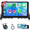 Rimoody 4+64G Android Autoradio per Mercedes Benz C Class W204 S204 2006-2011 9 Pollici Senza Fili Carplay Autoradio con Android Auto Navi GPS Mirror Link Bluetooth WiFi/FM/RDS/EQ/SWC Telecamera Posteriore