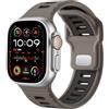 CeMiKa Compatibile con Cinturino Apple Watch Ultra 3/Ultra 2/Ultra 49mm 46mm 45mm 44mm 42mm Uomo, 26mm Cinturini Silicone Sport Loop Regolabile di Ricambio per iWatch Serie 11 10 9 8 7 SE 6 5 4 3 2 1