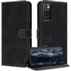 ZONNAVI Cover per Xiaomi Redmi Note 11 4G / Note 11S, [Blocco RFID] Custodia a Libro in Pelle con Porta Carte, Flip Case Portafoglio Antiurto Cover per Redmi Note 11 4G / Note 11S (Nero)