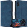 ZONNAVI Cover per Samsung Galaxy A20E, [Blocco RFID] Custodia a Libro in Pelle con Porta Carte, Flip Case Portafoglio Antiurto Cover per Samsung A20E (Azzurro)