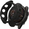 kwmobile Cover Lunotto Orologio Compatibile con Garmin Fenix 8 47mm Cover - Custodia Telaio Schermo Smartwatch Fitness Tracker - nero