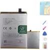 HIGHAKKU Batteria di ricambio BLP729 compatibile con Realme C3 & Realme C21Y & Realme C21& Realme 5 con strumenti