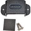 UAYESOK UAYESOK Supporto per autoradio, supporto per walkie talkie portatile Radio Cruscotto Gancio con clip con viti e retro adesivo, per Motorola Baofeng Kenwood Hytera Icom Midland Sepura Radio