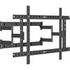 HILLPORT Supporto da parete per TV ultra sottile, 27 mm, orientabile, per TV da 55 a 120 pollici, inclinabile, supporto da parete, portata fino a 90 kg, max. VESA 1000 x 600 mm, DY1020L