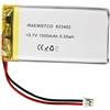 RAEWSTCO 623462 1500 mAh 3,7 V batteria al litio per prodotti di sicurezza, lampade disinfettanti e utensili elettrici