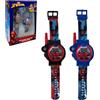 CARTOON Orologio multifunzione per bambini Spiderman Mravel orologio digitale da polso walkie talkie radiotrasmittenti torcia bussola