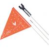 XLC Bandierine di Sicurezza 2503290020, Unisex Adulto, Schwarz/Orange, Taglia Unica