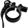 cyclingcolors Morsetto Sella con Sgancio Rapido Alluminio Chiusura Collarino Reggisella Bicicletta Mountain Bike MTB Strada, Diametro 31.8 mm (Nero)