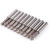 Walfront Set di 10 punte esagonali magnetiche per trapano, 1/4''