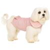 Flamingo Cappotto cane - Guzzi Rosa - A:25cm - Poliestere - Lavabile a 30°C - Fodera in pile morbido - Impermeabile - Con fiocco decorativo - Flamingo