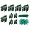 Anlising Clip per Piante Rampicanti, 80PCS Morsetti per Piante Rampicanti con 30PCS Clip di Supporto per Piante Giardino+30PCS Piante Regolabile Fascette, per Fiore,Viti,Verdure,Pomodori(2 Dimensioni)