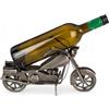 MIJOMA Portabottiglie in metallo stile motociclista: retrò, cafe racer, bobber, chopper, vintage e classico, portabottiglie per motociclisti (moto retrò)