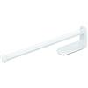 Wenko Portarotolo di carta Nio, portarotolo pratico per la cucina in alluminio, autoadesivo e ideale da applicare su piastrelle o mobili, misure (L x A x P): 27,5 x 4,5 x 7 cm, bianco