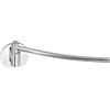 Wenko 5639100 Turbo-Loc porta stracci ripiegabile - fissaggio senza trapano, Acciaio inossidabile, 23 x 6.5 x 3 cm, Argento lucido