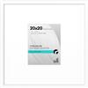 Americanflat Cornice portafoto da 20 x 20 cm con plexiglass lucido, utilizzabile come cornice da 20 x 20 cm con passepartout o 50 x 50 cm senza passepartout, collezione Streamline, cornice sottile,