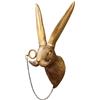 GUASDIE Testa di animale decorazione da parete, testa di cervo finta, sculture di animali, decorazione da parete in resina, decorazione da parete per soggiorno, camera da letto, cucina, regalo,
